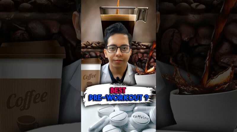 Coffee in Pre-Workout? | Best Pre-Workout | Dt.Bhawesh | #diettubeindia #dietitian #caffeine #shorts