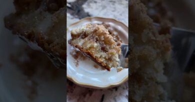 Easy & Moist Coffee Cake ☕️#baking #recipe #dessert #cake #coffee #food #yummy #fyp #shorts