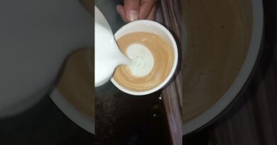 How to make simple cappuccino #youtubeshorts #coffee #shorts #viral #video