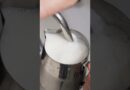 This is the sound you should hear for perfectly textured milk. #coffee #barista #milk