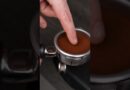 How to prepare your coffee puck #barista #coffee #goldenbrowncoffee #puckprep #tamping #espresso
