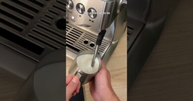 How to properly steam milk on a Breville espresso machine