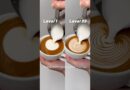 12-Second Latte Art Tutorial: Level 1 vs. Level 99 | Original Content by Mr.24 #latteart #latte